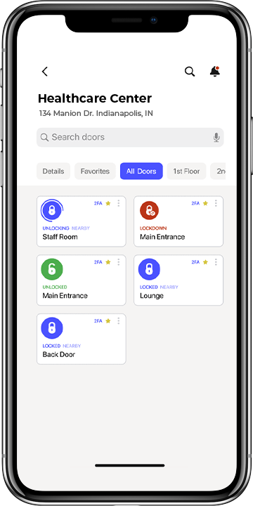 mobile app access security systems